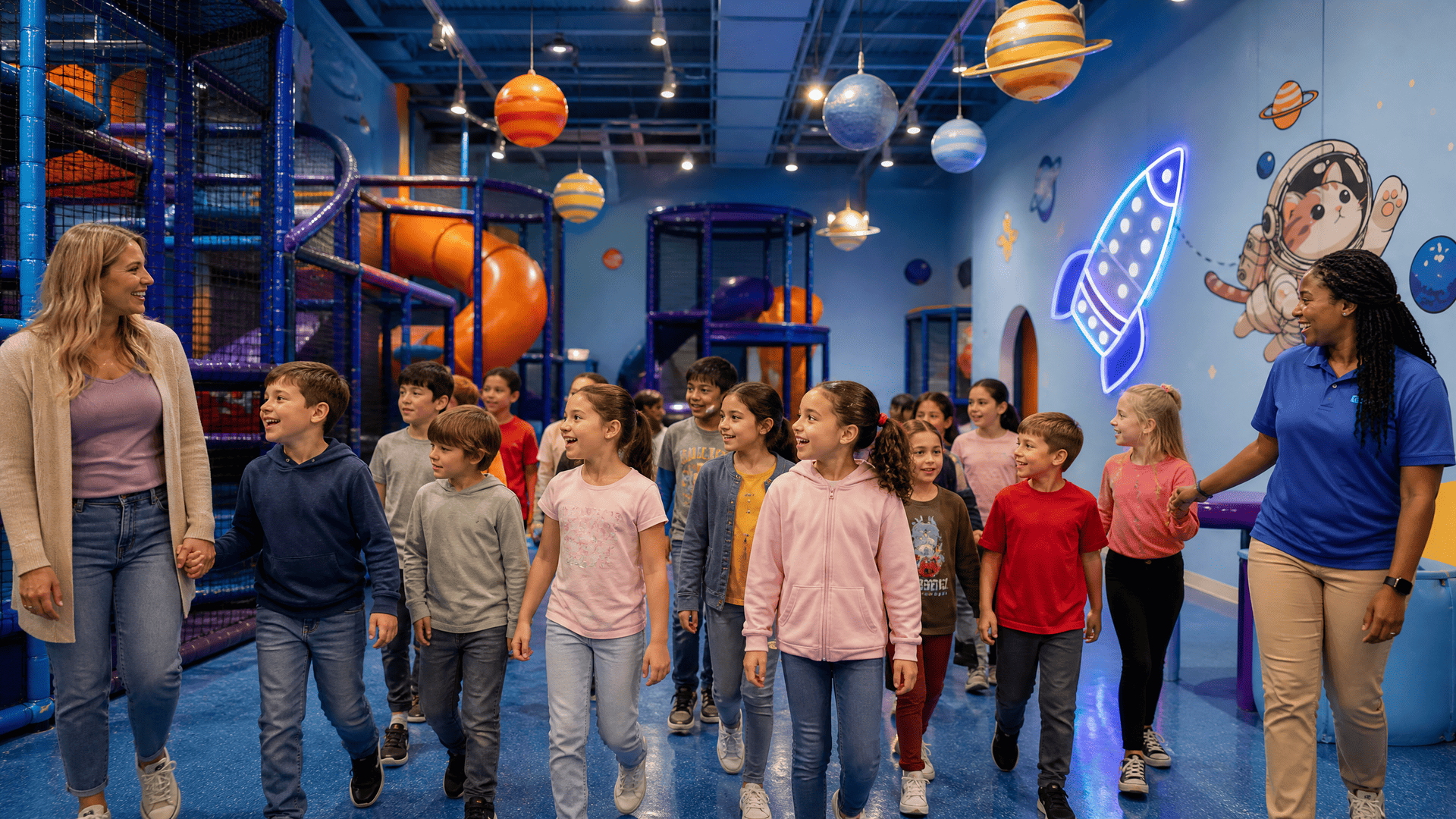 School field trip at Kidlavie Mobile Alabama
