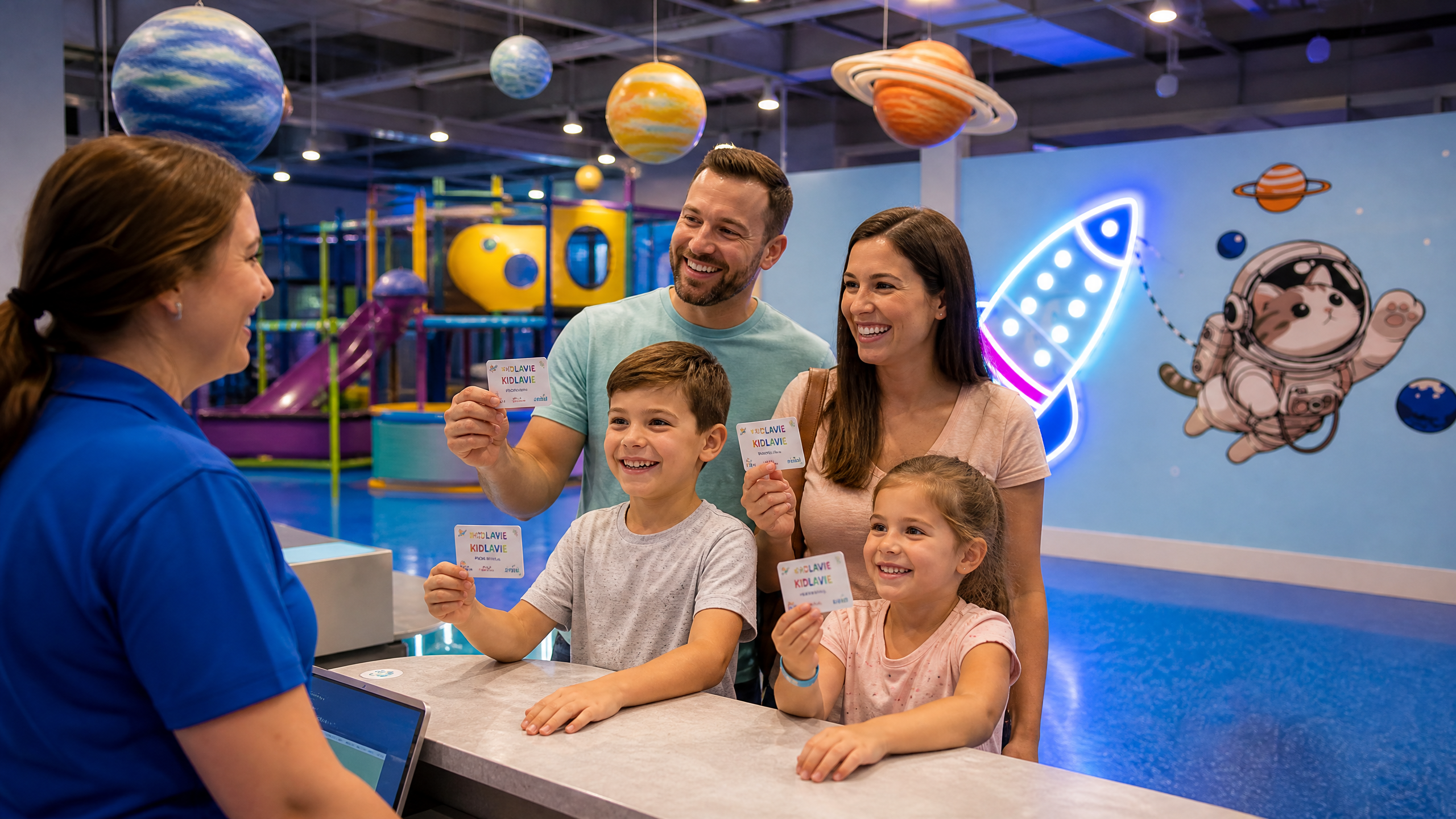 Kidlavie Omaha membership — family at the park