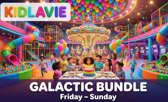 Galactic Birthday Bundle, Friday - Sunday at Kidlavie Omaha