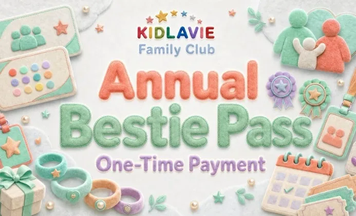 Annual Bestie Pass (One-time Payment) at Kidlavie Omaha