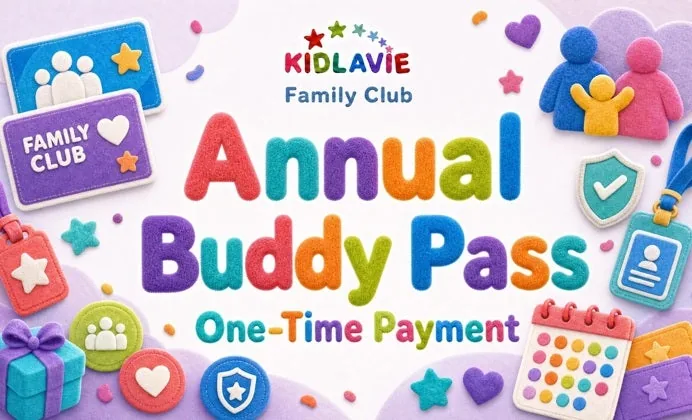 Annual Buddy Pass (One-time Payment) at Kidlavie Omaha