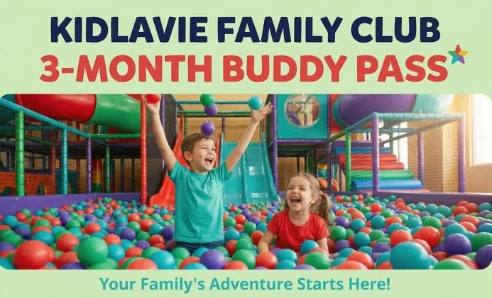 3-month Buddy Pass. at Kidlavie Omaha